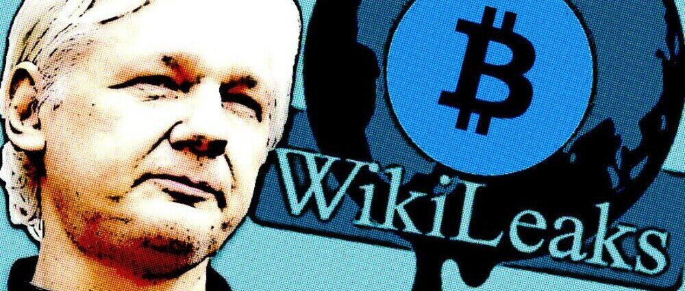 Retrato del fundador de WikiLeaks vendido en subasta por 1 bitcoin