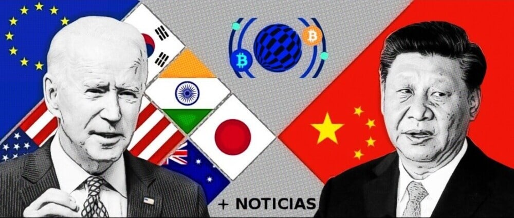 Alianza "sin precedentes" contra China, flujos de inversión cripto, + noticias