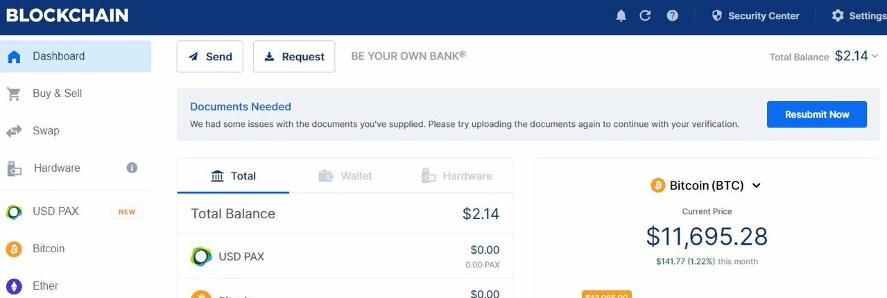 Blockchain. Wallet popular y segura para almacenar activos digitales